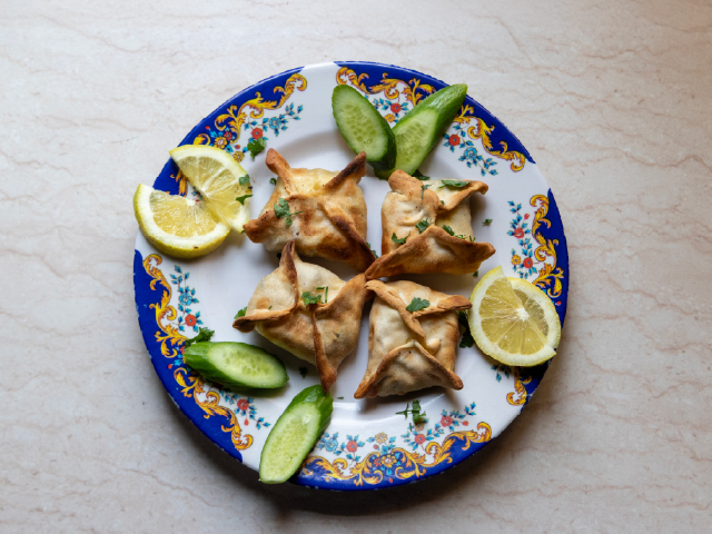 Spinach and Cheese Fatayer