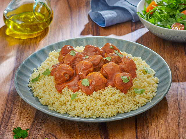 Arabic Spiced Meatballs In Tomato Cream Sauce