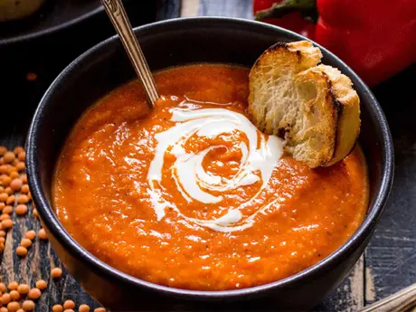 Tomato vegetable soup
