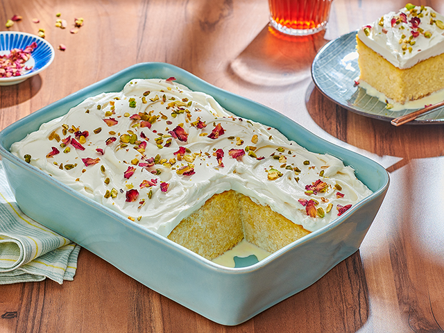 Saffron Milk Cake