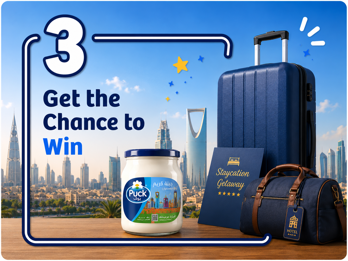 get the chance to win
