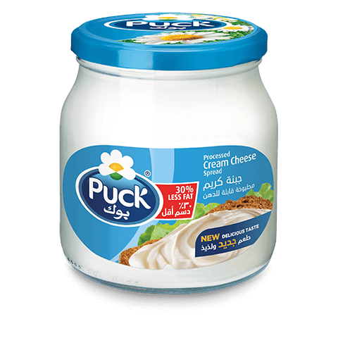 1 cup Puck® Less fat cream cheese spread