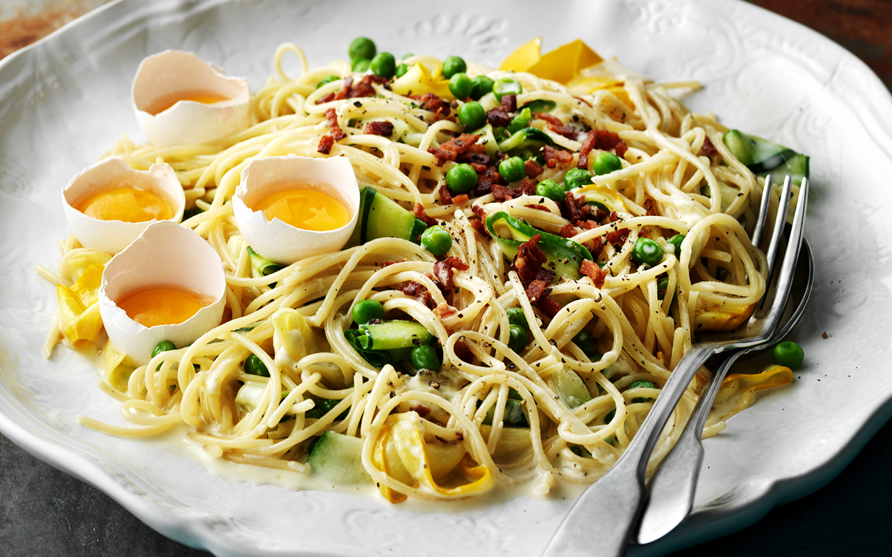 Zucchini Carbonara