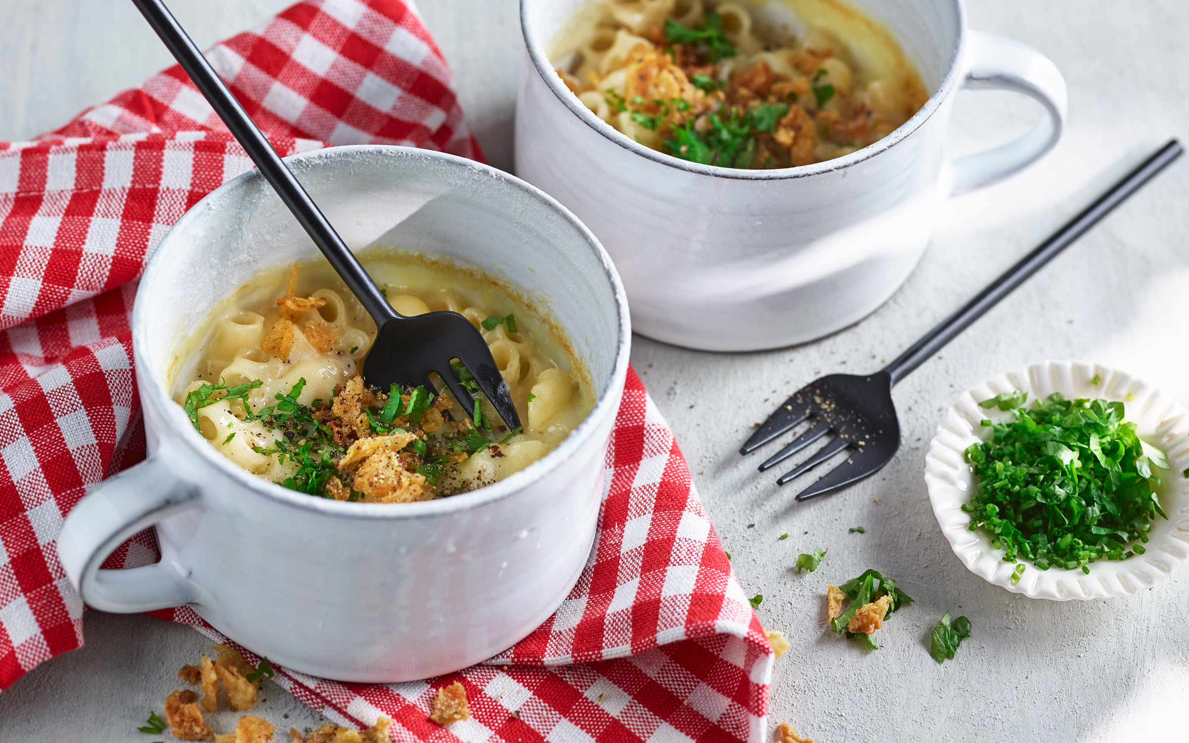 Quick mac and cheese