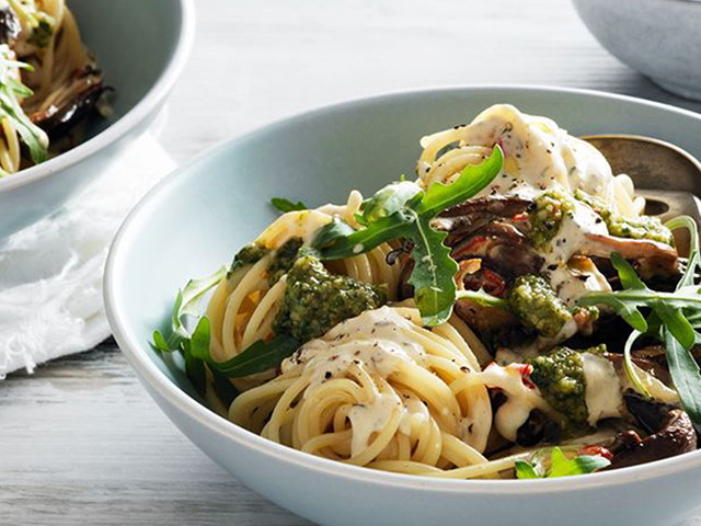 باستا مع البيستو