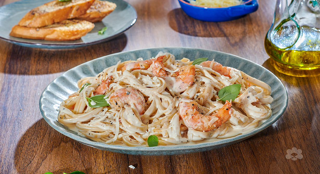 Shrimp Fettucine Alfredo