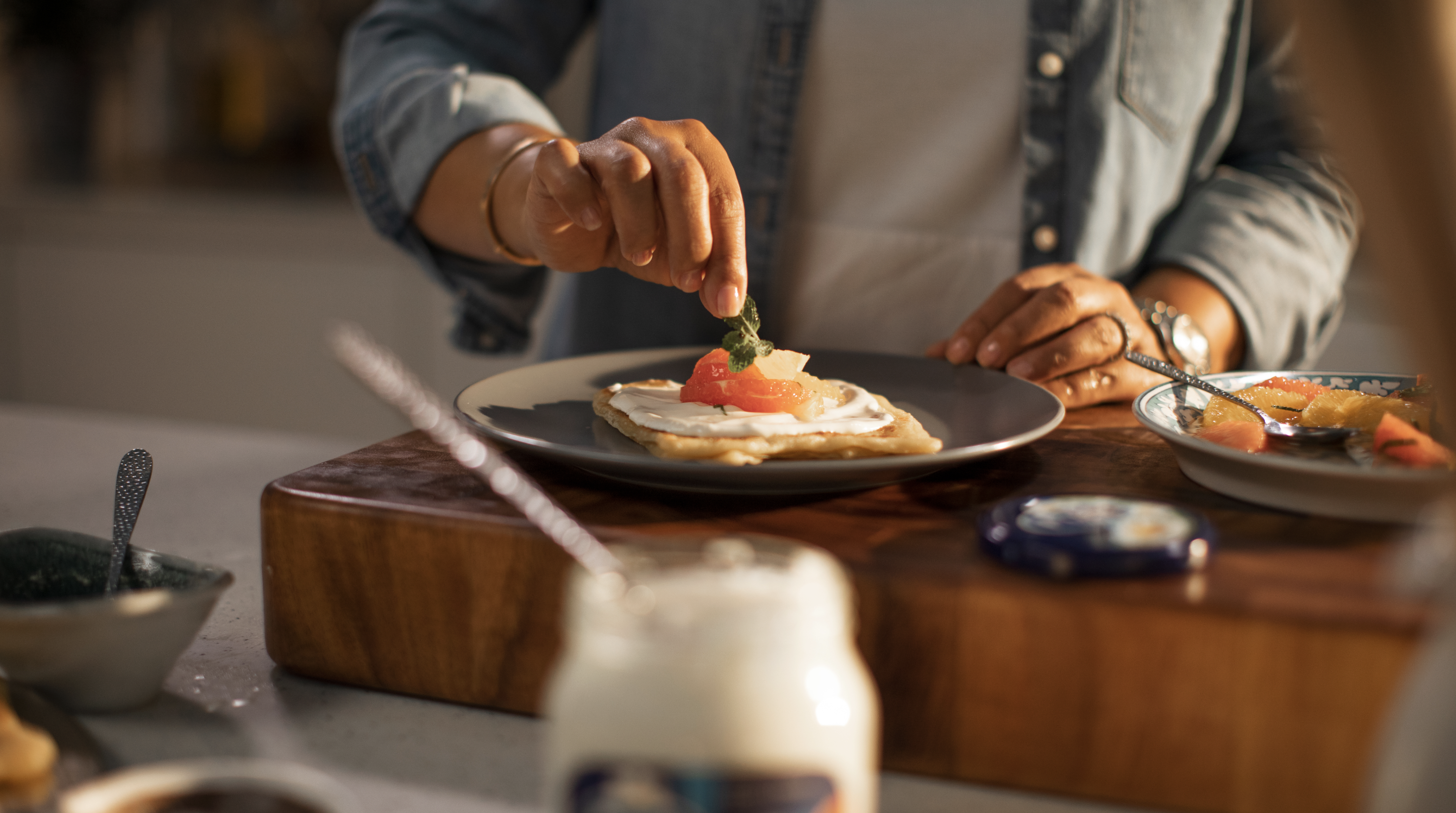 Breakfast puck