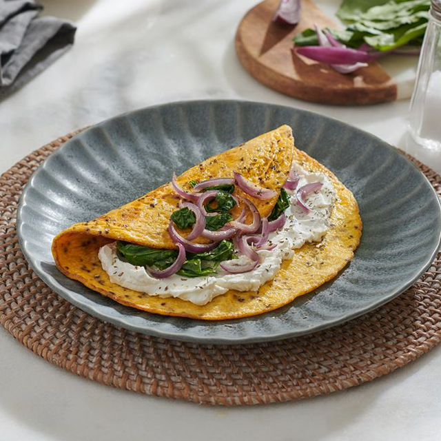 أومليت البيض بلبنة بوك