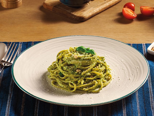 سباغيتي البيستو