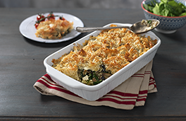 Chicken, Mushroom and Cheese Filo Pie