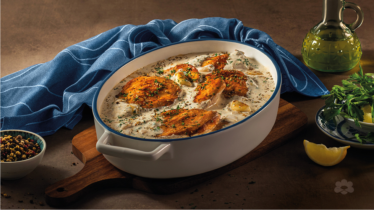 Oven-Baked Creamy Chicken