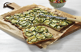 Zucchini and Potato Pizza
