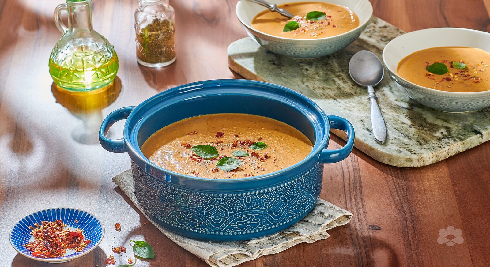 شوربة الباذنجان مع الجبن