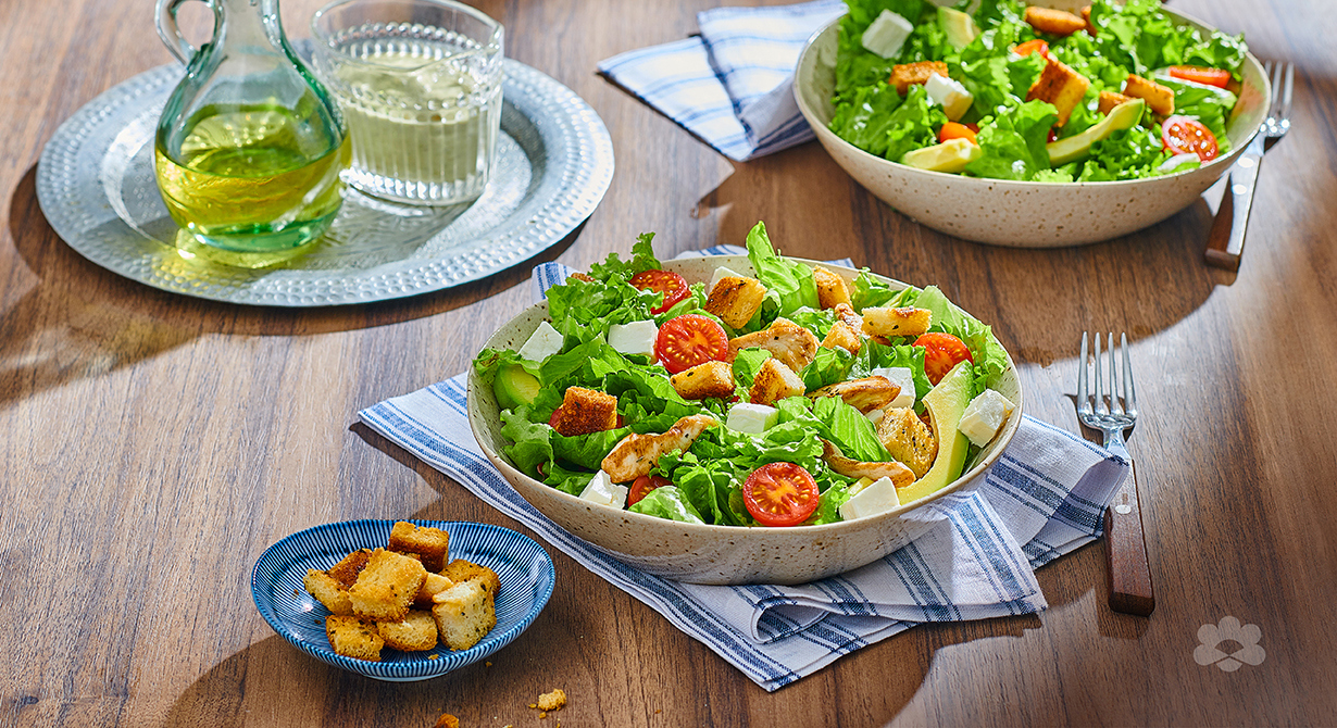 Chicken Caesar salad