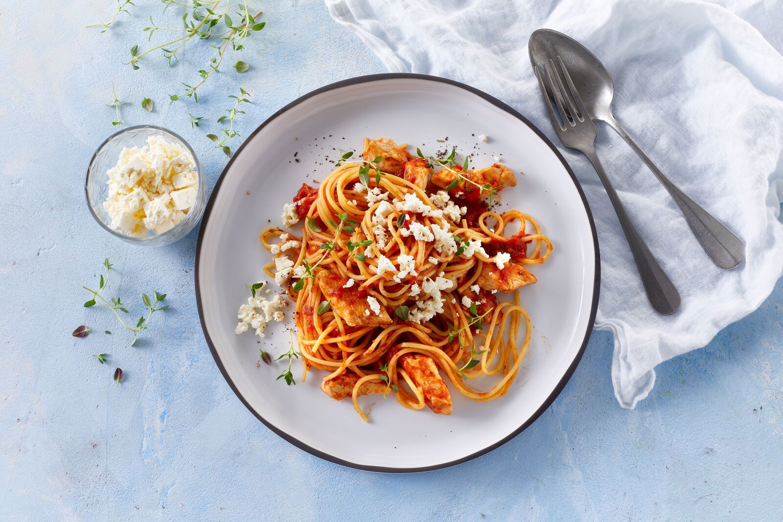 Chicken spaghetti 