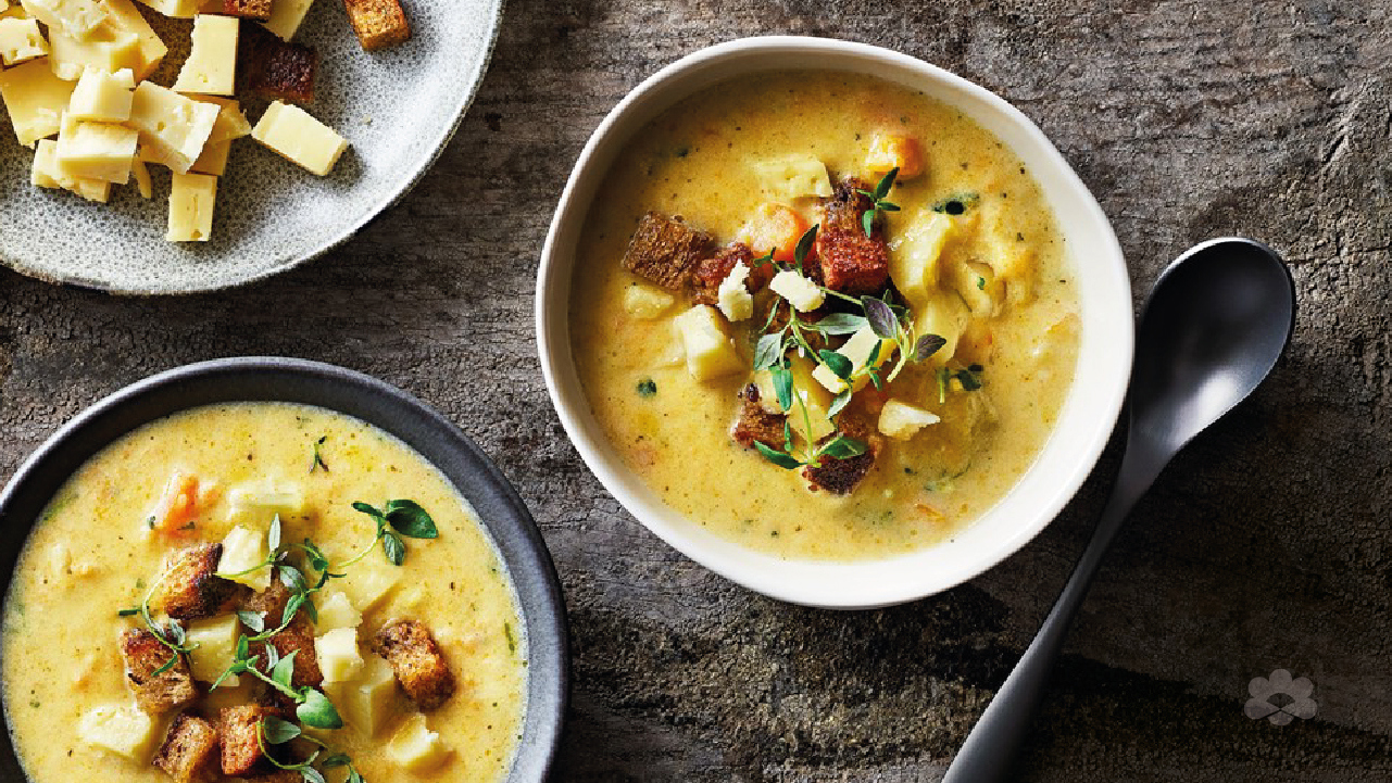 Root vegetable soup 