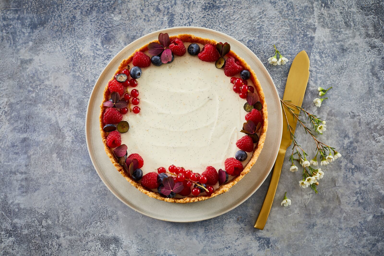 Vanilla cheesecake 