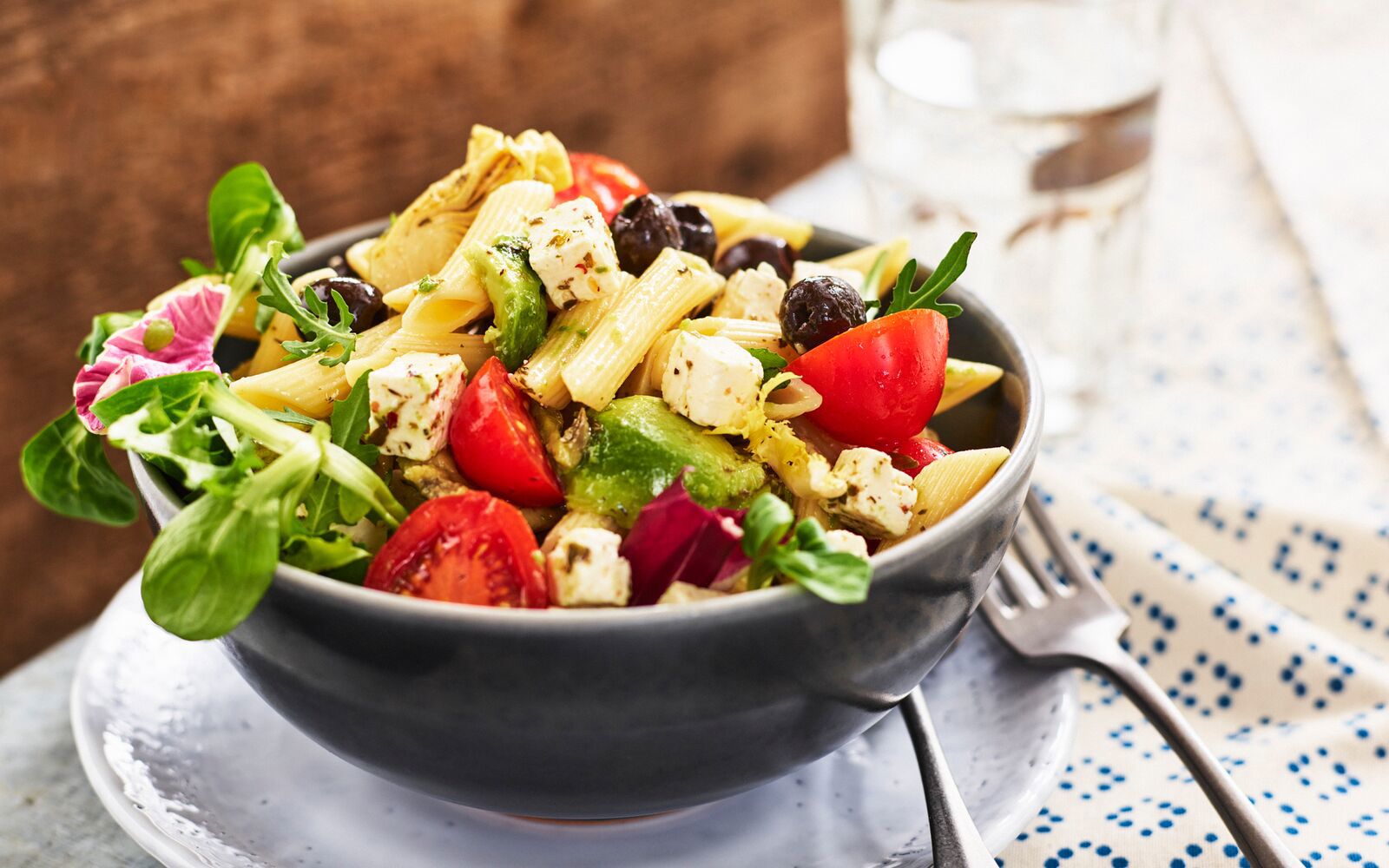 Pasta Salad with Feta Cheese