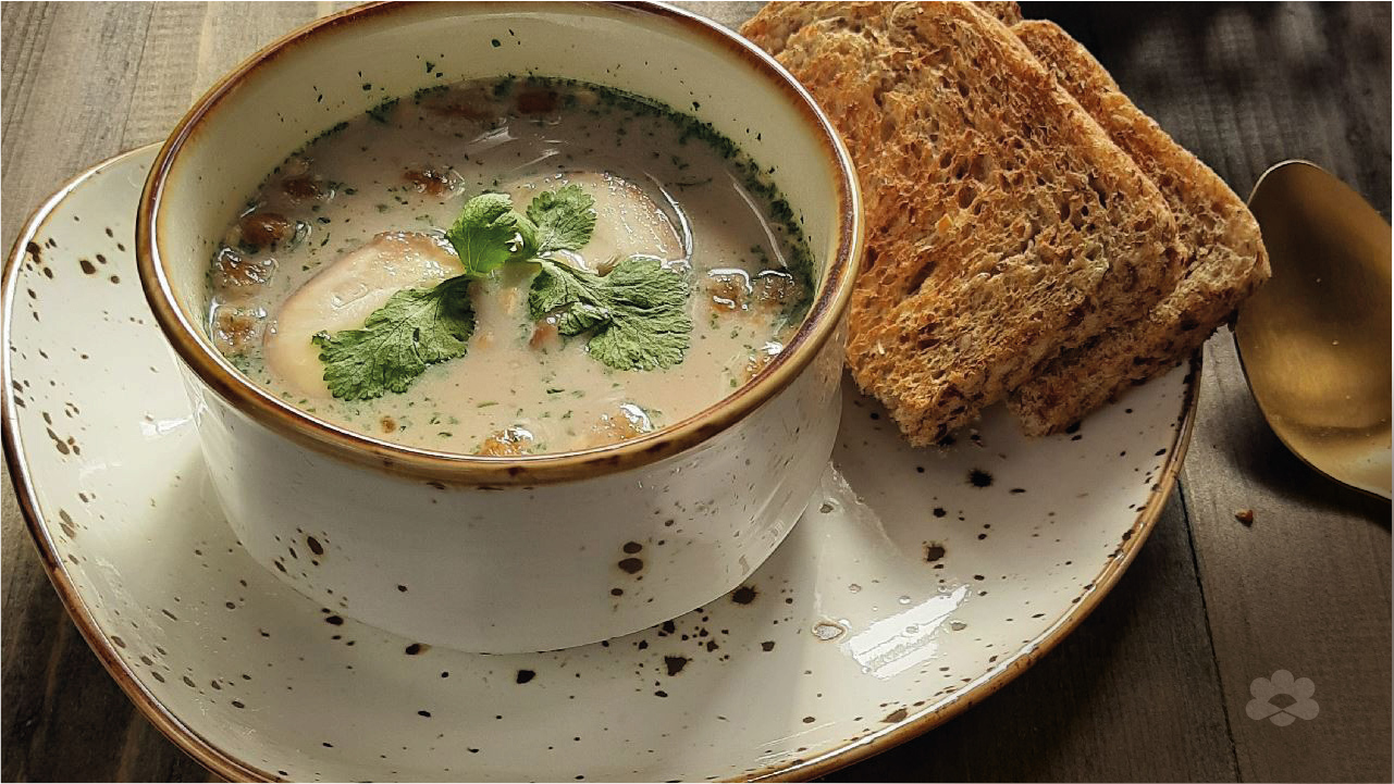 شوربة كريمة الفطر