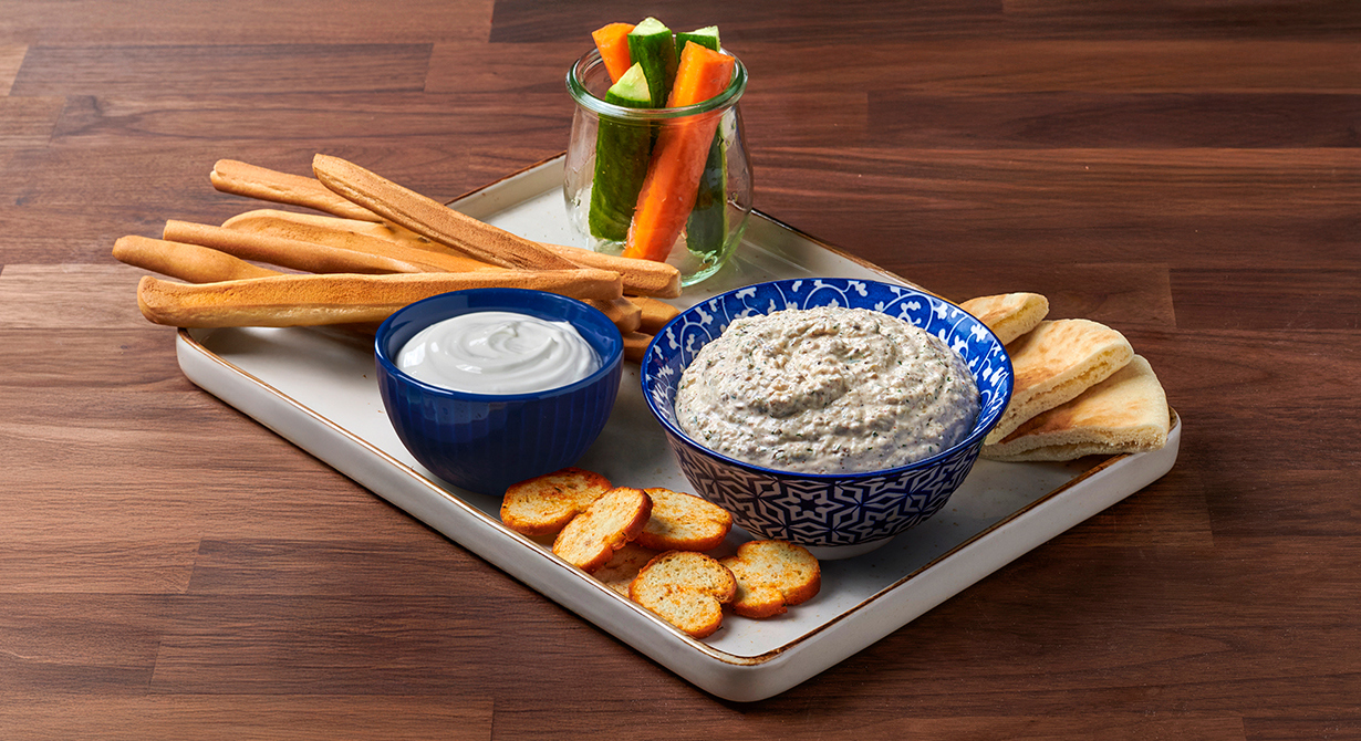 Smoked Eggplant Cheese Dip